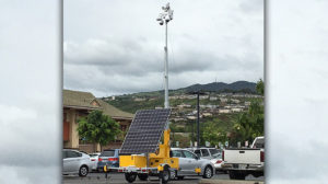 security lighting in parking lot